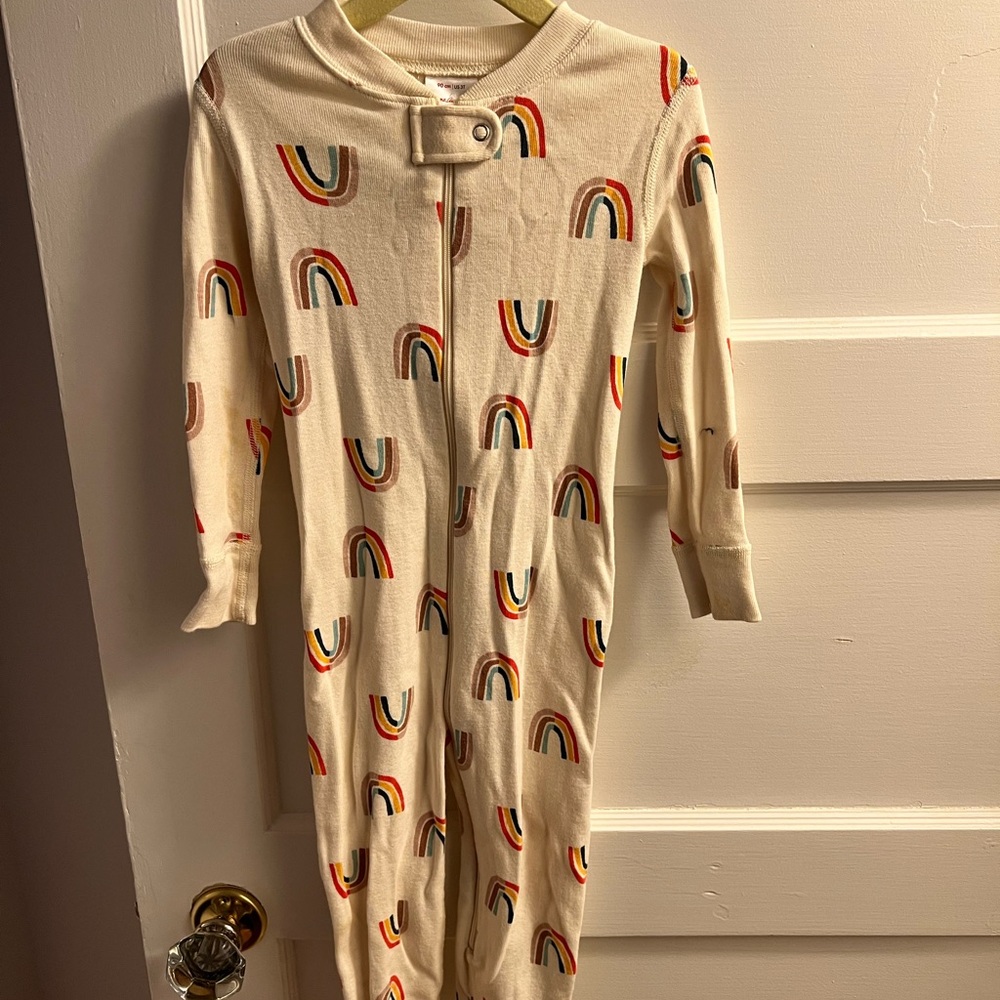 Hannah Anderson Rainbow Patterned Kids One Piece